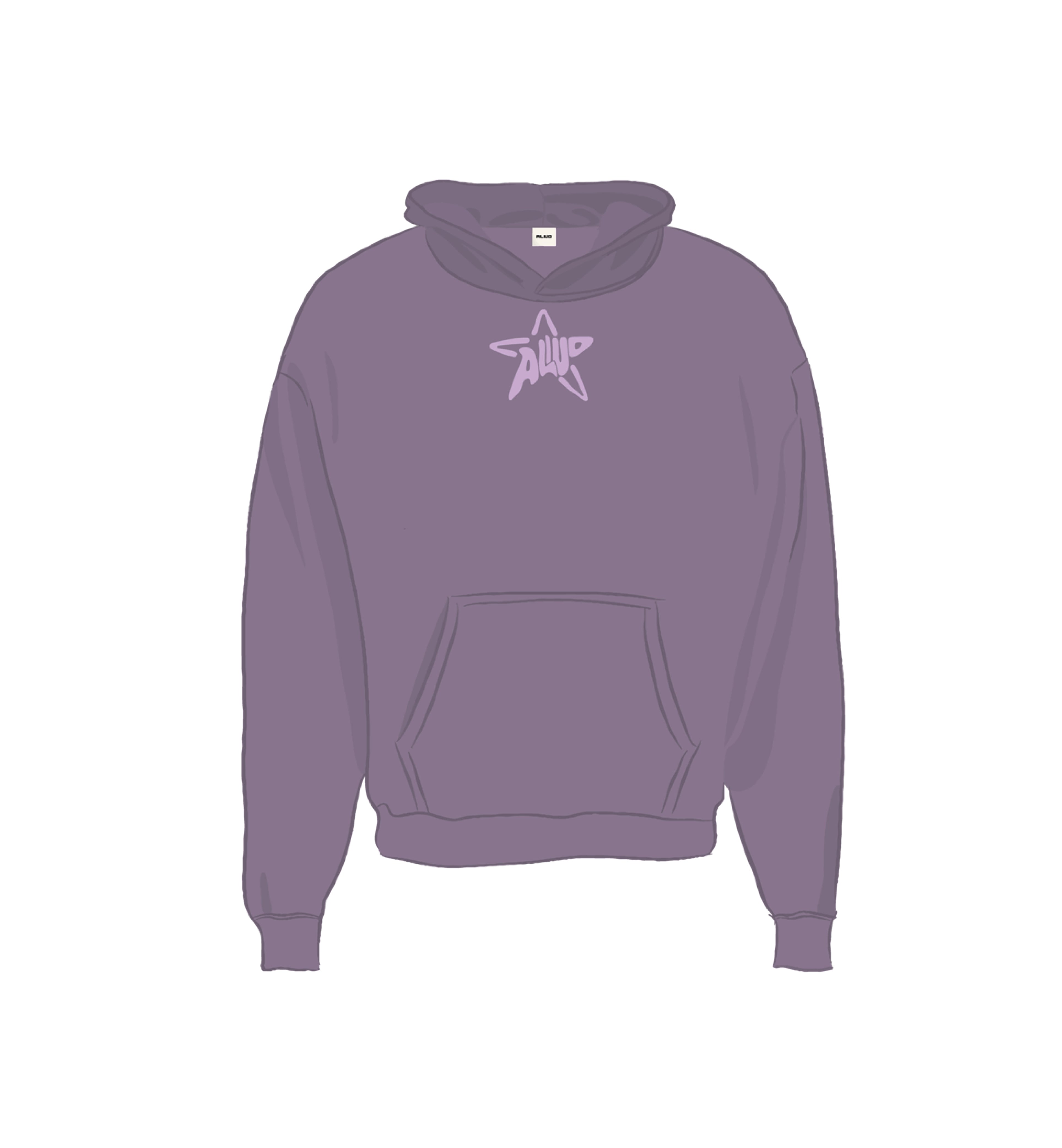 STAR HOODIE LAVENDER