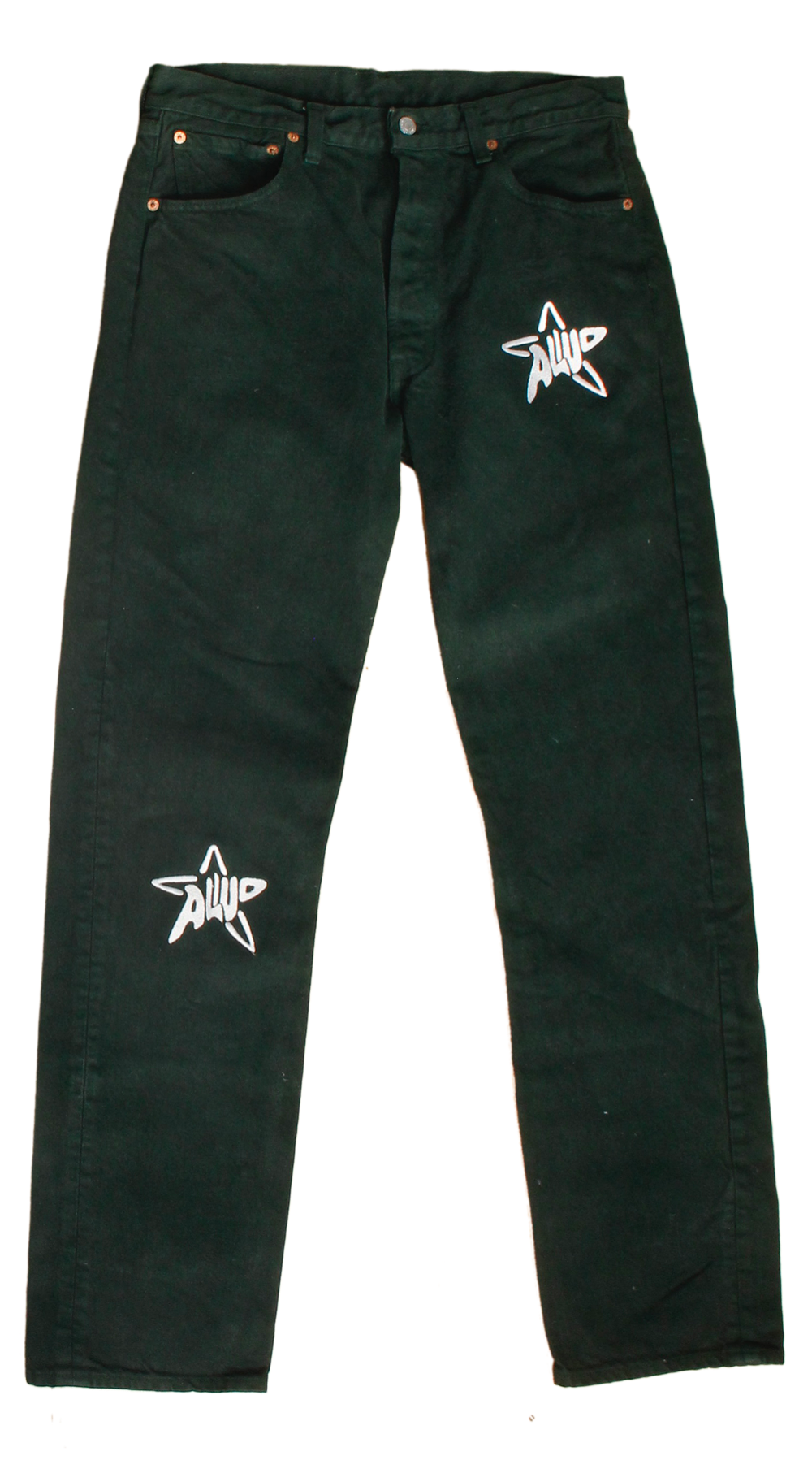 denim star embroidery W34L34