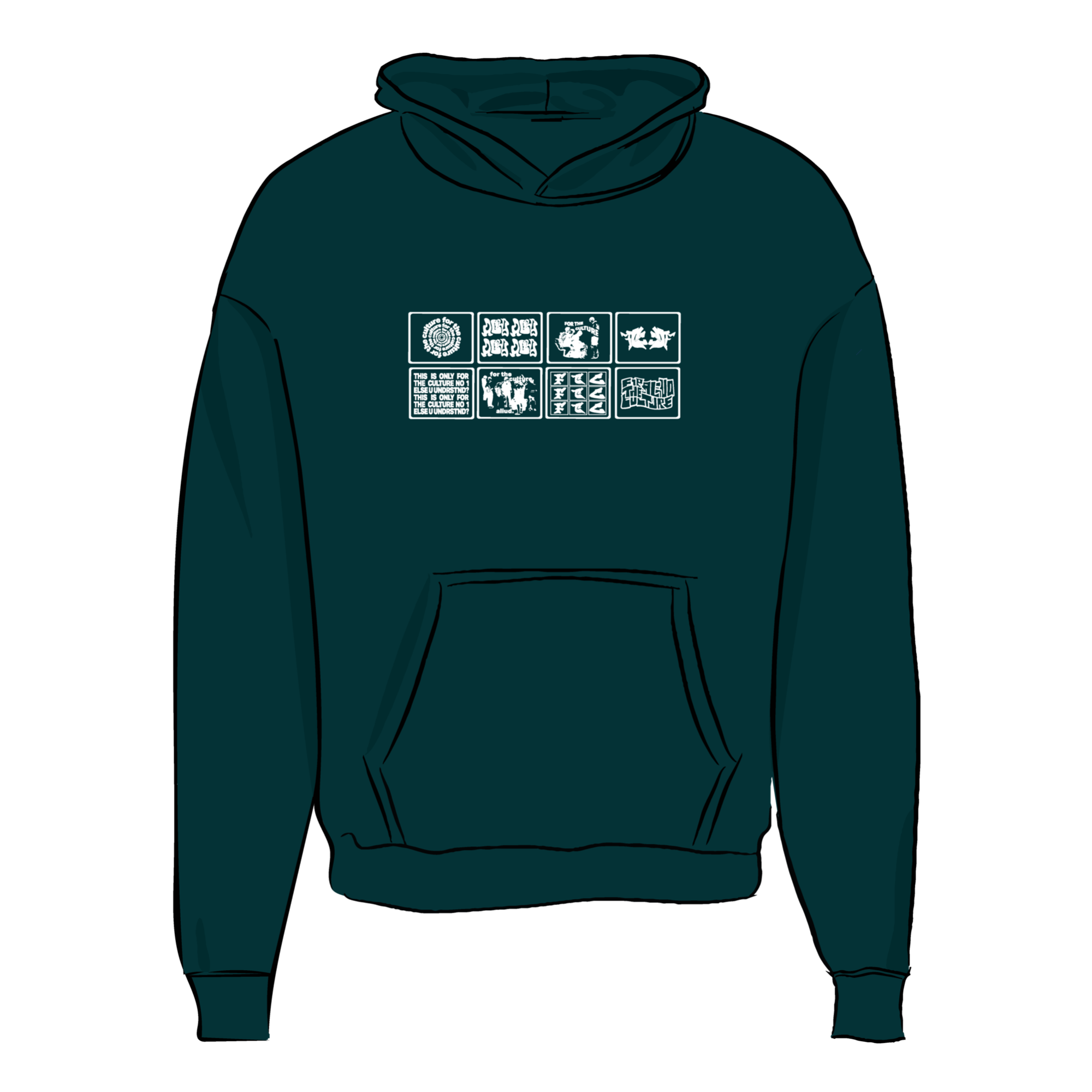 FTC Hoodie Forest Green