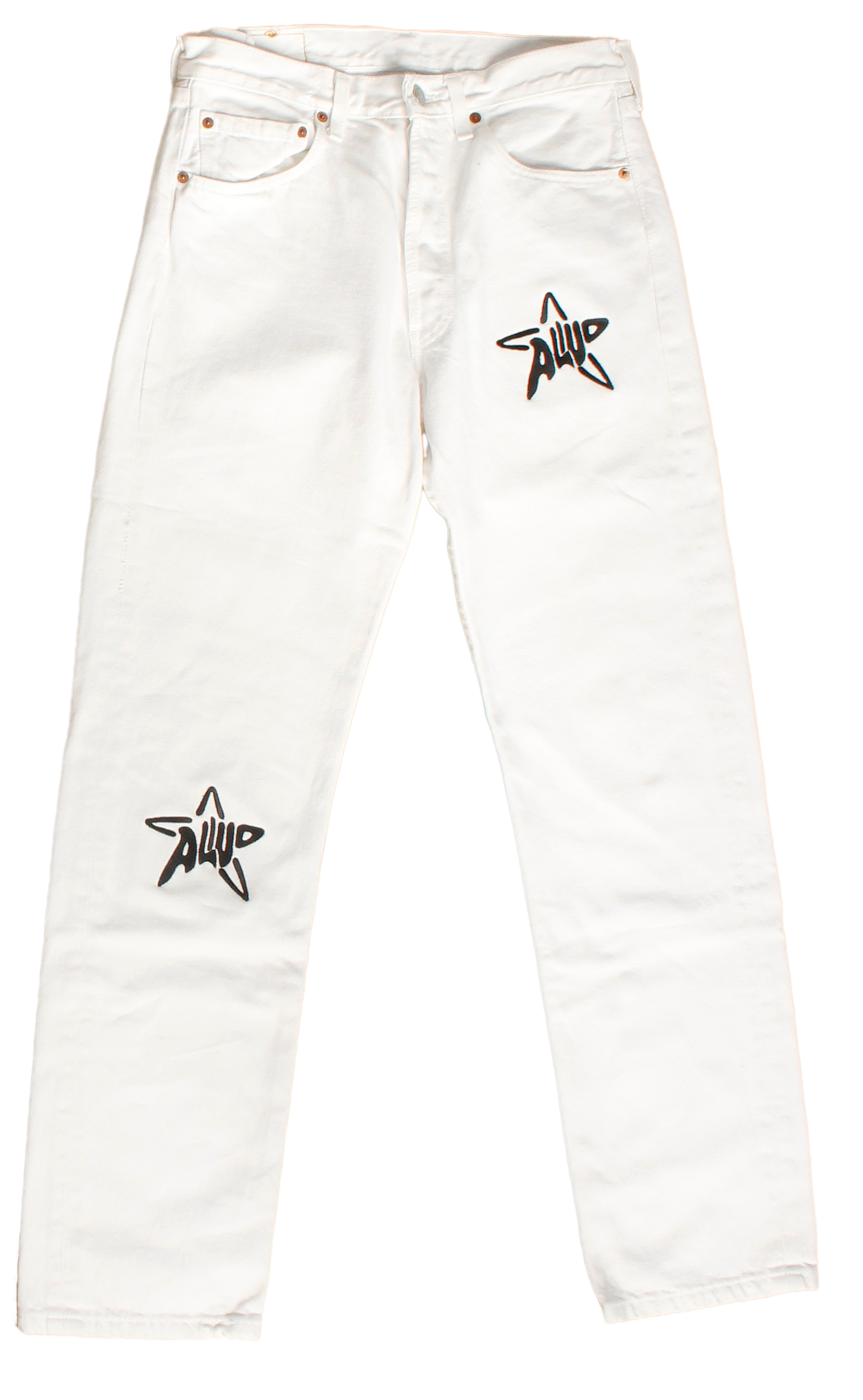 denim with star embroidery W31L32